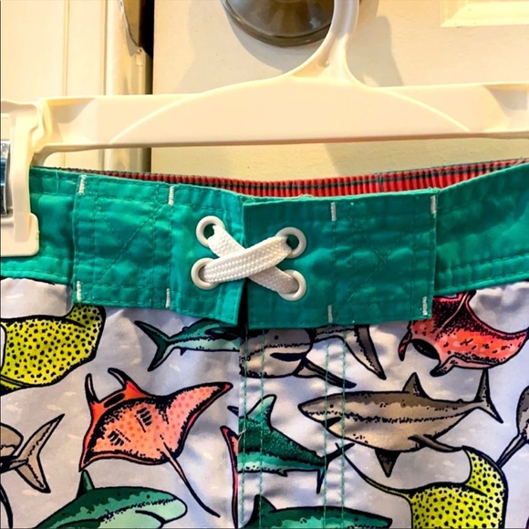 Cat & Jack Boys’ Sea Animal Print Swim Trunks - Picture 3 of 7